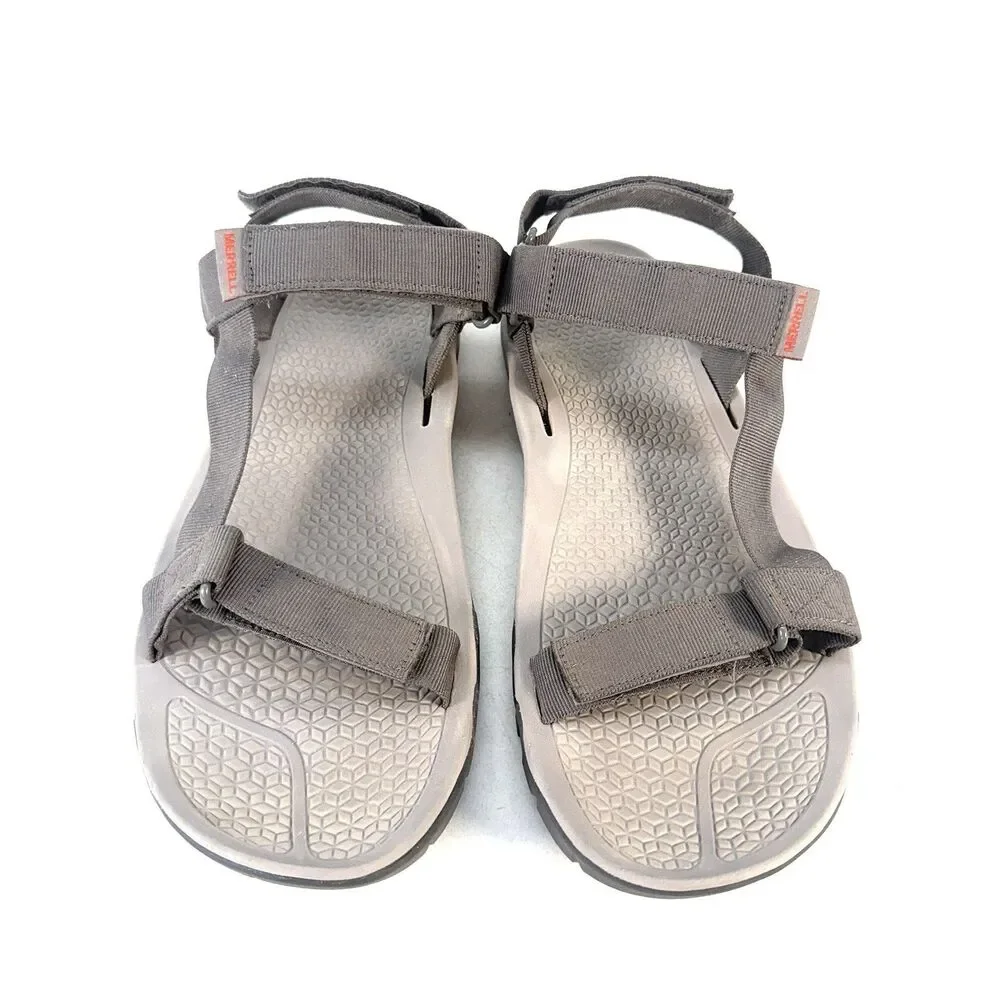 Merrell Breakwater Strap Sandals Size 13 Mens Gray Charcoal Waterproof Outdoor